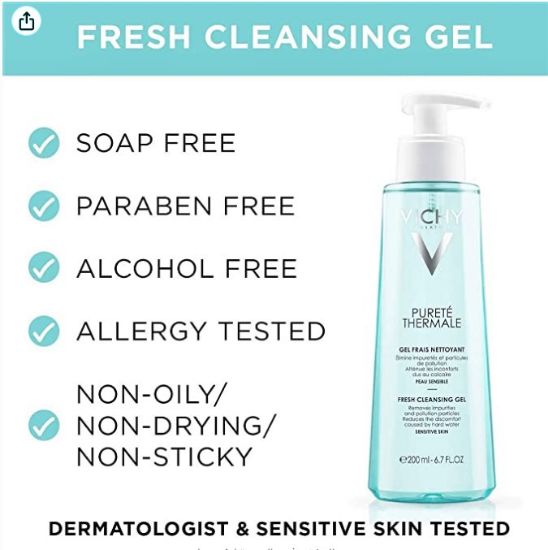 صورة فيشي جل تنظيف البشرة بيوريت ثيرمال - 200 مل