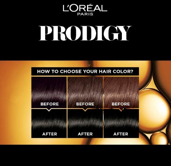 صورة برودجي لوريال باريس صبغة شعر – لون أسود 1.0 