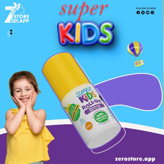 صورة سوبر كيدز رول اون للاطفال برائحة الاناناس  الامن للاطفال- 30 مل