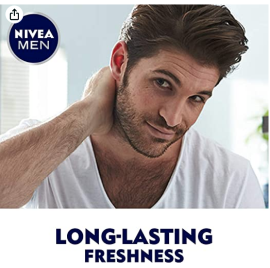 صورة نيفيا رول مضاد تعرق اصلي غير مرئي للرجال بلاك اند وايت – 50 مل