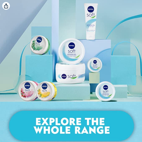 صورة نيفيا كريم سوفت لتنعيم البشرة وترطيبها ، 200 مل