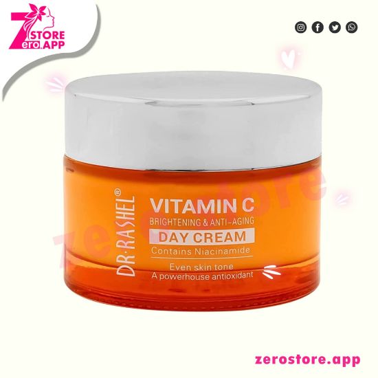 صورة د.راشيل كريم النهار بفيتامين سي لتفتيح البشرة ومكافحة الشيخوخة 50 جم