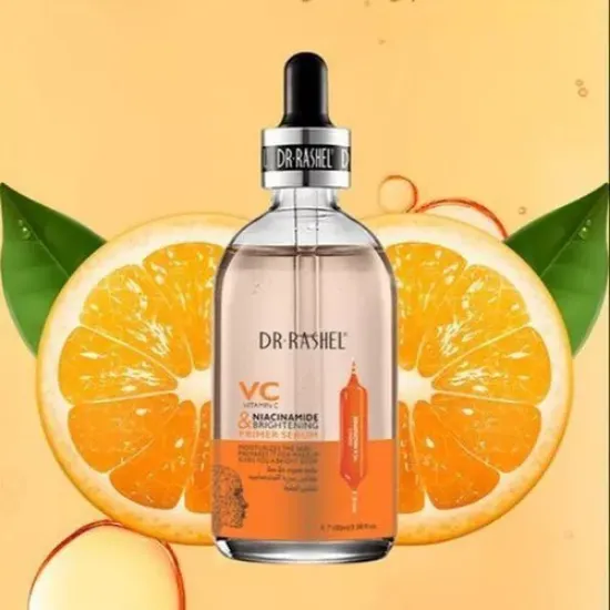 صورة د  راشيل سيرم برايمر لتفتيح البشرة بفيتامين سي والنياسيناميد 100 مل