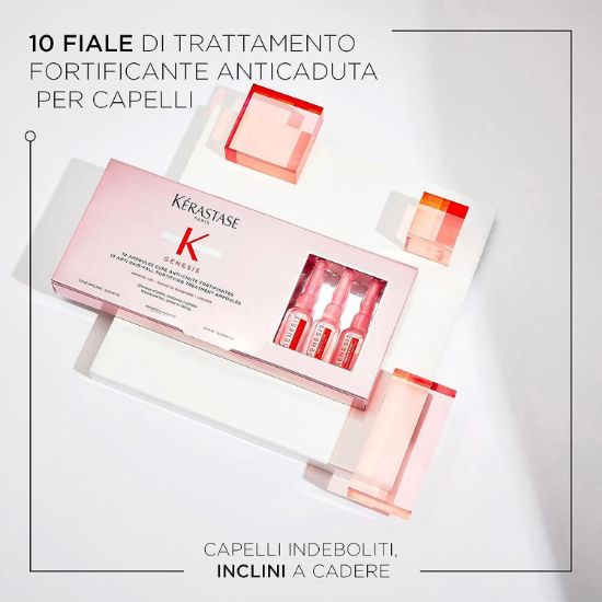 صورة كيراستاس امبولات تقوية للعناية ضد تساقط الشعر،  10 قطع × 6 مل