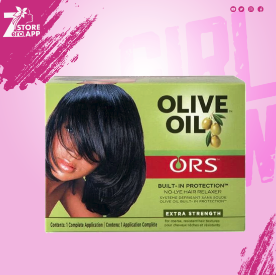 صورة أو أر إس نظام تسريح الشعر الخالي من هيدروكسيد الصوديوم بزيت الزيتون