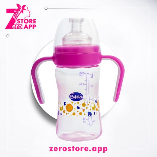 صورة بابلز ببرونة كلاسيكية 260 مل مع مقبض ، (بينك )