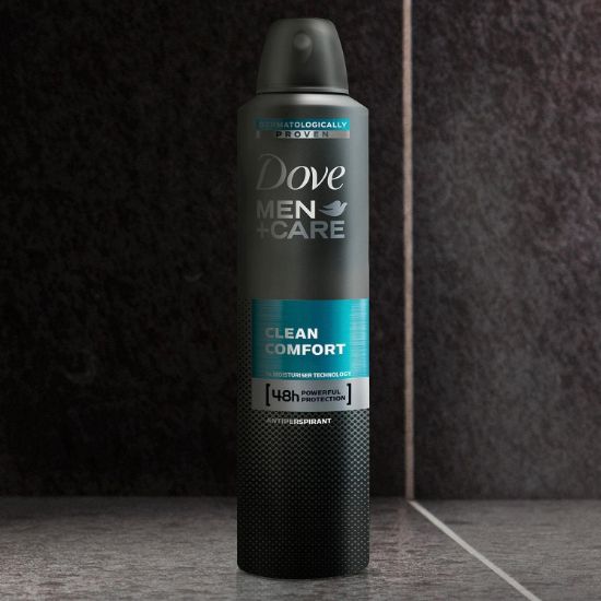 صورة دوف اسبراى رجالى كيرمنعش مضاد للتعرق رذاذ كلين كومفورت 250 مل 