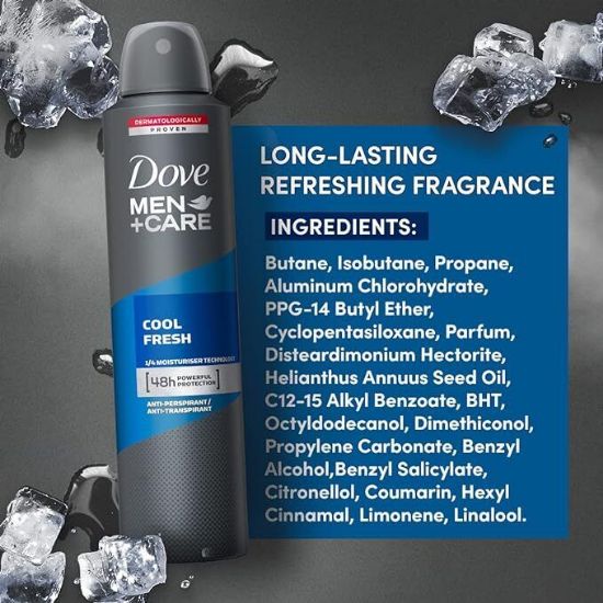 صورة دوف اسبراى رجالى كول فريش مضاد للتعرق  250 مل 