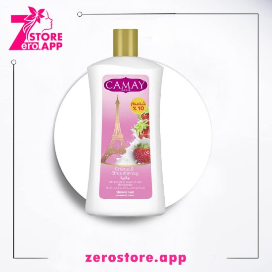 صورة كاماي  جل استحمام بكريم الترطيب والفراولة - 1 لتر