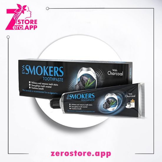 صورة إيڤا سموكرز معجون لتنظيف الاسنان بالفحم 50جم