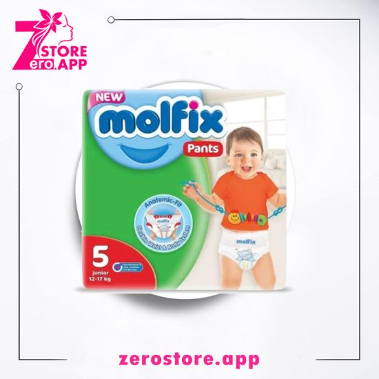 صورة مولفيكس حفاضات بانتس للأطفال مقاس 5, 58 حفاضة