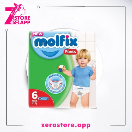 صورة مولفيكس حفاضات بانتس للأطفال مقاس 6 – 48 حفاضة