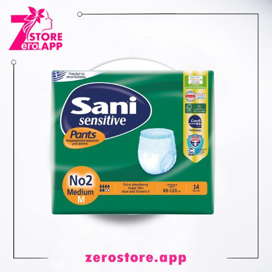 صورة ساني حفاضات بانتس لكبار السن مقاس  M متوسط   14 قطعة   