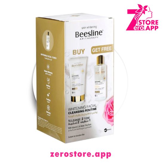صورة بيزلين مجموعة روتين لتفتيح و تنظيف الوجه غسول 150 مل + تونر 200 مل 