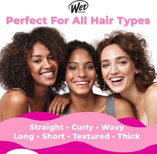 صورة ويت براش فرشاة فك تشابك الشعر  بطبعة جاستس ليج (وندر وومان وبات جيرل وسوبر جيرل )