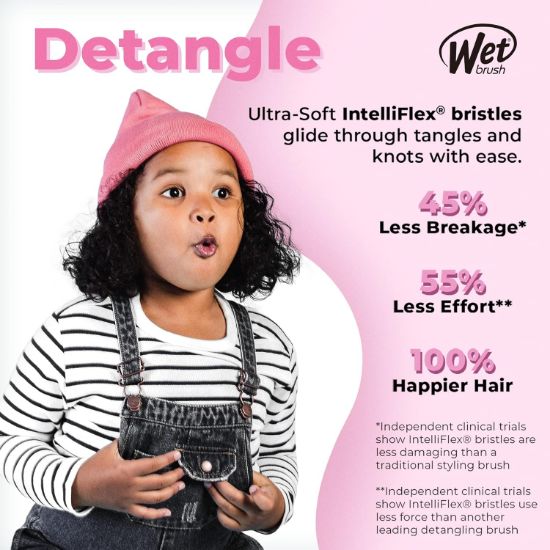 صورة ويت براش فرشاة فك تشابك الشعر بطباعة بتصميم جاستس ليج على شكل وندر ومان وسوبر جريل