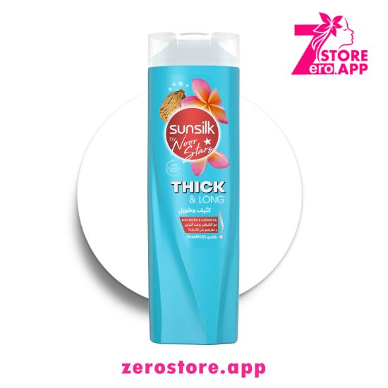 صورة صانسيلك شامبو ثيك لتكثيف الشعر وتطويله، 180 مل