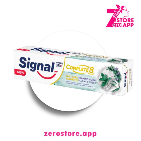 صورة سيجنال معجون اسنان طبيعي كومبليت 8 ببيكربونات الصودا – 100مل