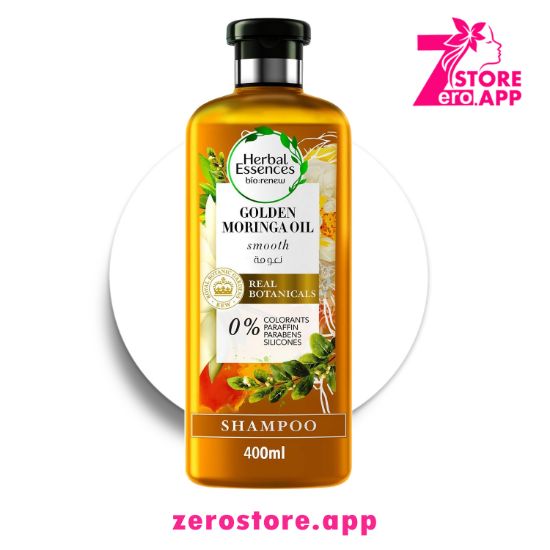 صورة  هيربل اسينسيز شامبو زيت  مورينجا الذهبى  400 مل 