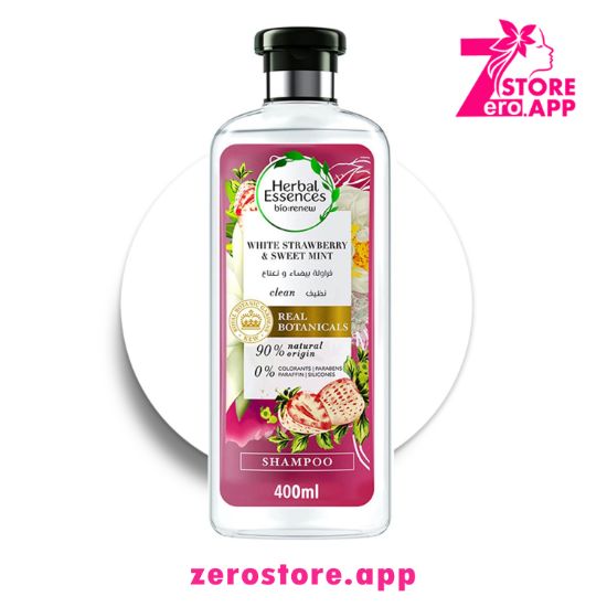 صورة  هيربل اسينسيز شامبو بالفراولة البيضاء والنعناع 400 مل 