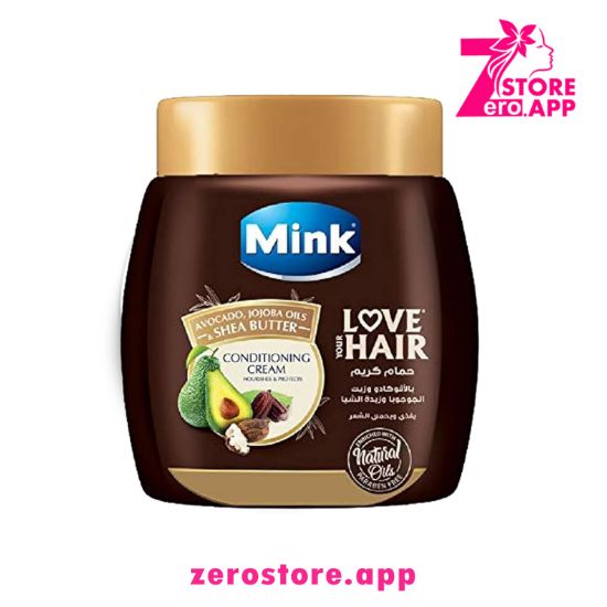صورة  مينك حمام كريم بالافوكادو وزيت الجوجوبا وزبده الشيا  500 مل
