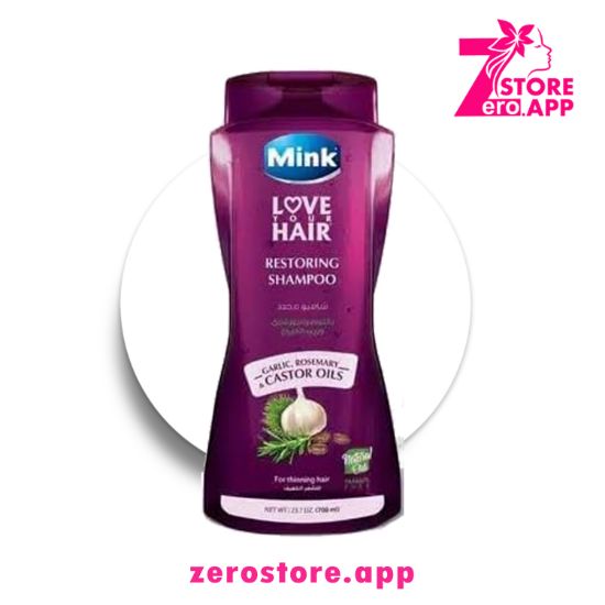 صورة  مينك شامبو بالثوم والروز ماري وزيت الخروع  400 مل