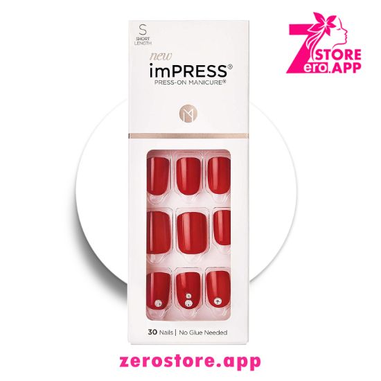 صورة امبريس اظافر صناعية -احمر داكن KIM019C  