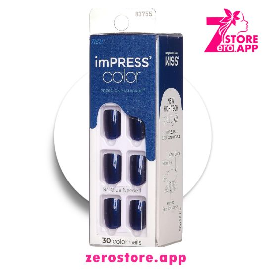 صورة امبريس اظافر ازرق نيفر تو نافي 016