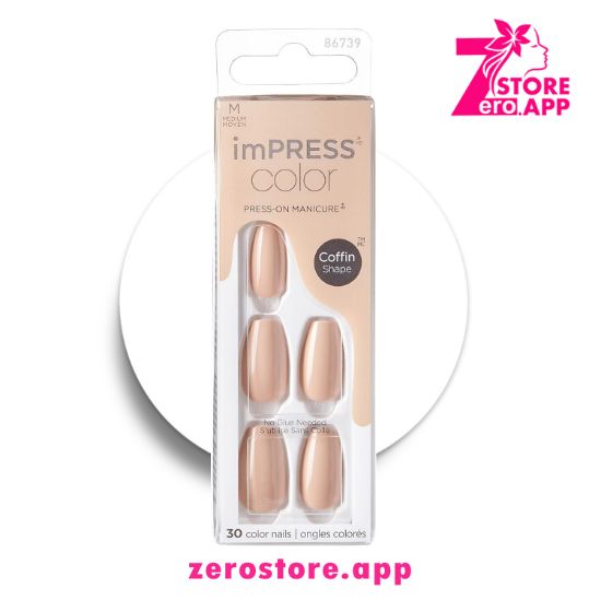 صورة امبريس اظافر لون "لاتيه " كافية 506