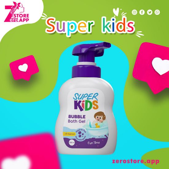 صورة سوبر كيدز بيبى باث شاور جيل  للاستحمام  300 مل 
