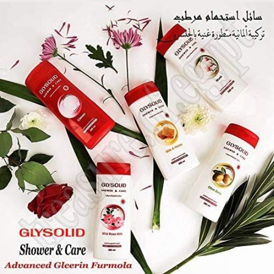 صورة جليسوليد شاور جيل وايلد روز ميلك 300 مل