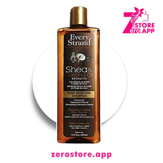 صورة  ايفري ستراند  شامبو للترطيب العميق للشعر بزيت الشيا وجوز الهند- 399 مل 
