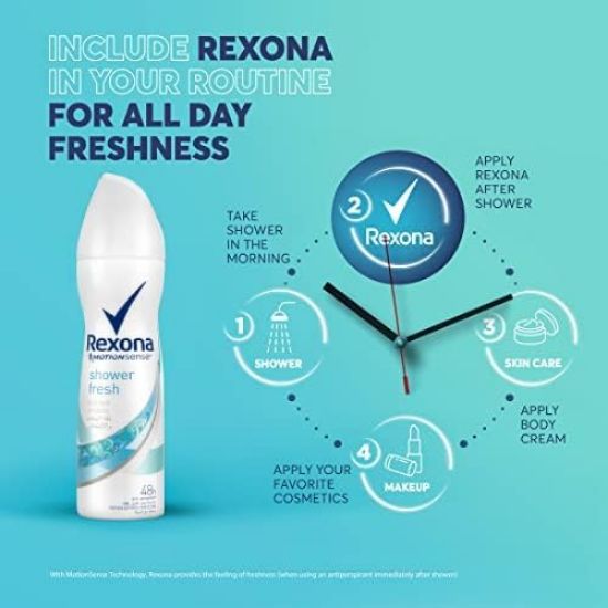 صورة ريكسونا سبراي مزيل العرق شاور فريش 150 مل