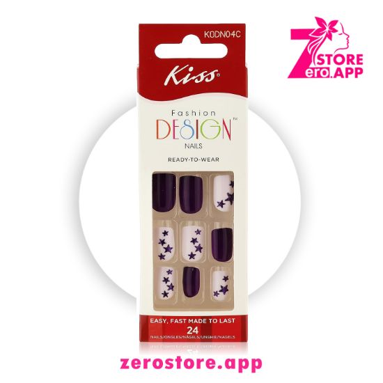 صورة كيس مجموعة اظافر بتصميم نجوم لامعة  KODN04