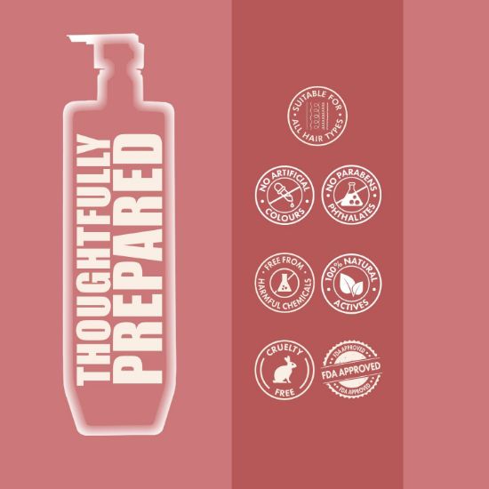 صورة شامبو ماء الأرز المخمر-كيش كينج اورجانيكس يغذي ويصلح الشعر للحصول على شعر نطاط الخالي-الهيشان عضوي معتمد بدون ألوان صناعية أو بارابين فثالات مواد كيميائية ضارة 300 مل