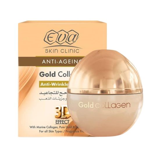 صورة كريم مضاد للتجاعيد من ايفا سكن - جولد كولاجين، 50 مل