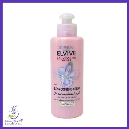 صورة كريم تمشيط الشعر و فك التشابك الفيف جليكوليك جلوس للشعر الباهت من لوريال باريس - 200 مل