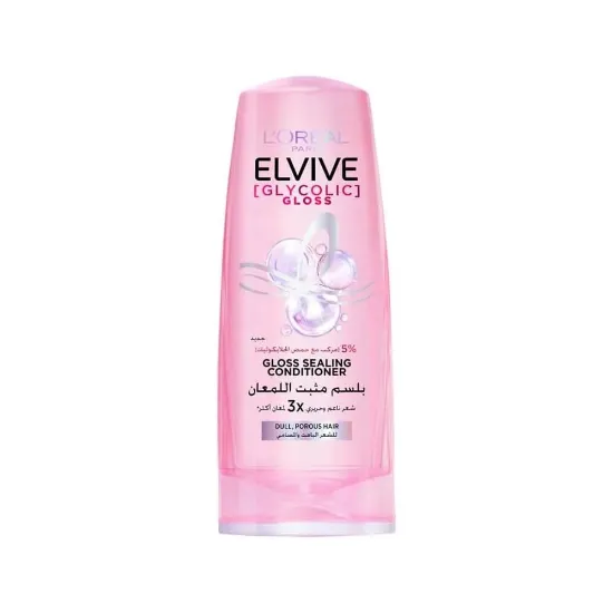 صورة لوريال باريس الفيف بلسم مثبت اللمعان بحمض الجليكوليك للشعر الباهت - 360 مل