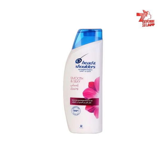 صورة شامبو هيد آند شولدرز إنسيابي وحريري ضد القشرة، 600 مل