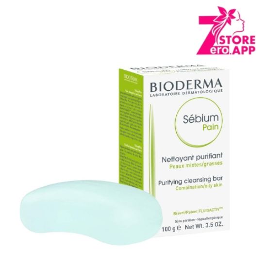 صورة بيوديرما صابونة تنظيف لتنقية سيبيوم للبشرة الدهنية، 100 جم