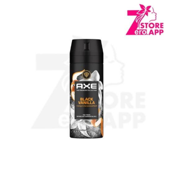 صورة بخاخ مزيل العرق للجسم برائحة الفانيليا السوداء من أكس مين، 150 مل