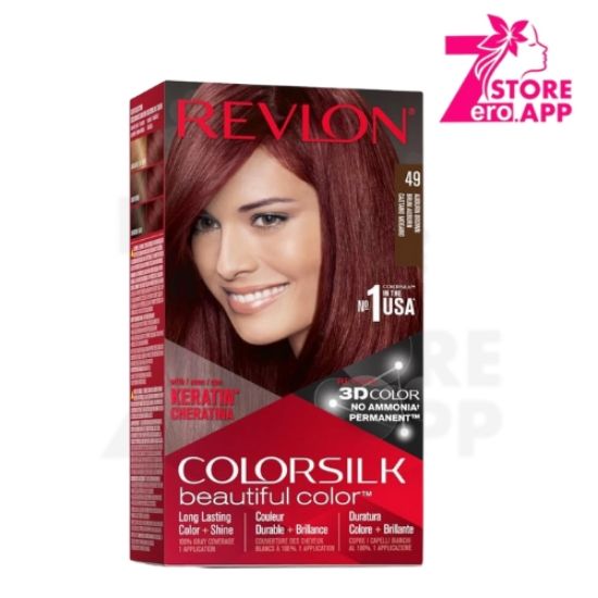 صورة ريفلون كولور سيلك، لون 49 بني محمر