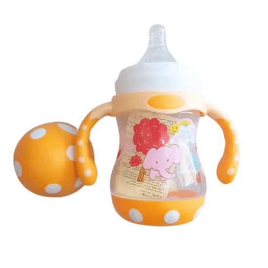 صورة فيش ببرونة بلاستيك Funny بغطاء وحلمة وايد نيك |٣٠٠  مل