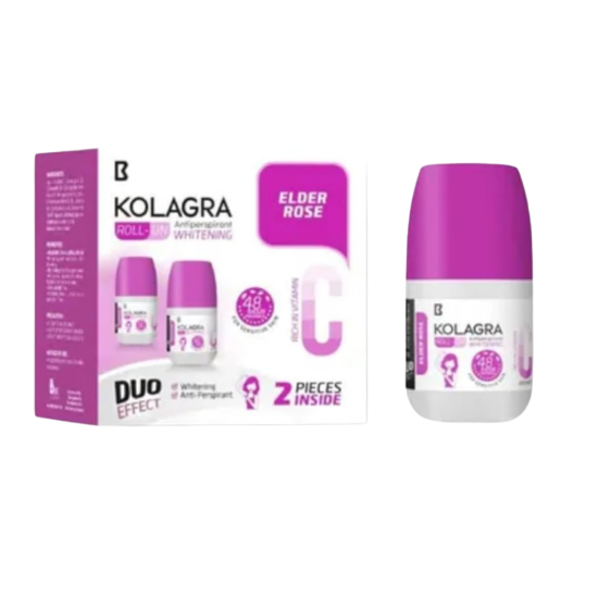 صورة رول تبييض كولاجرا برائحة الورد البلسان 1+1