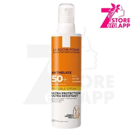 صورة بخاخ انثيليوس انفيزيبل بمعامل حماية من الشمس SPF50+ سعة 200 مل لاروش بوزيه حساس 50 SPF