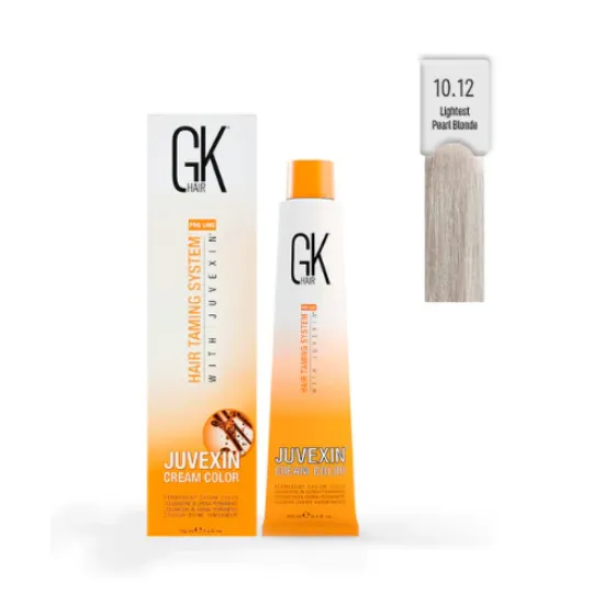 صورة صبغة شعر جي كي 10.12 أشقر لؤلؤي فاتح 100 مل
